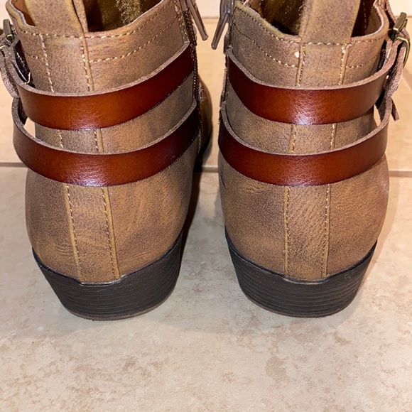 Madden Girl Brown Booties - Picture 7 of 11